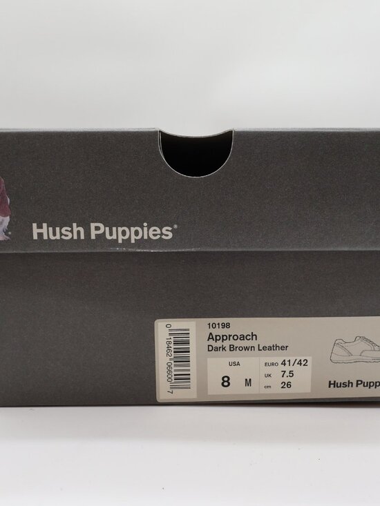 Hush Puppies Approach Oxford Mens 8 Dark Brown Leather Shoes main image 10